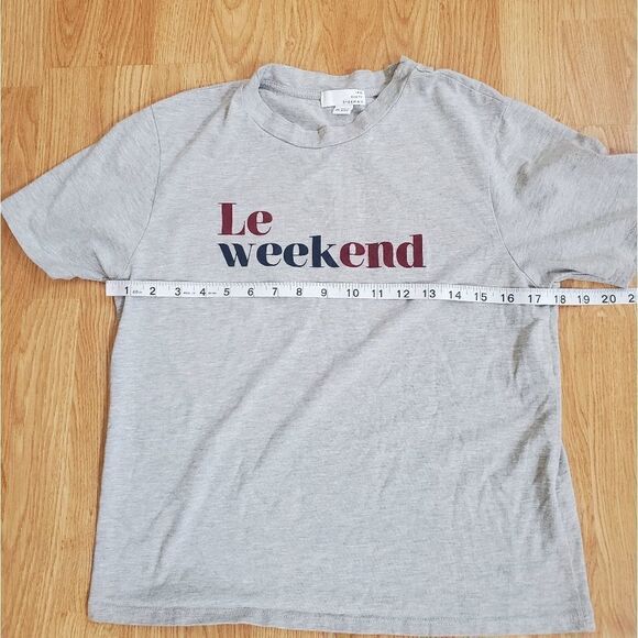 Ten Sixty Sherman Le Weekend Tee size XS in Grey - Picture 12 of 15